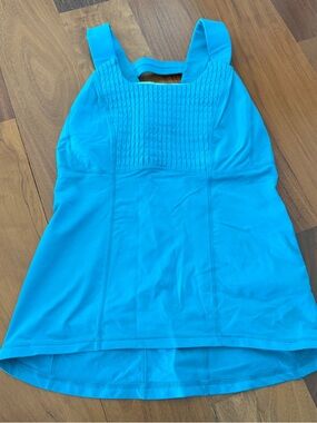 lululemon athletica Turquoise Blue Tank Top